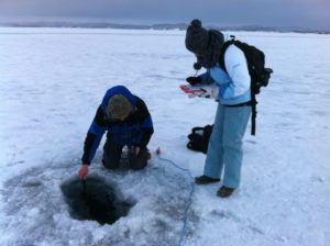 Setsýni tekin og súrefni mælt.